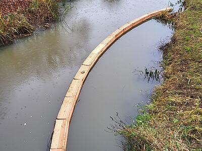 einzelne Bermen-Elemente aneinandergereiht