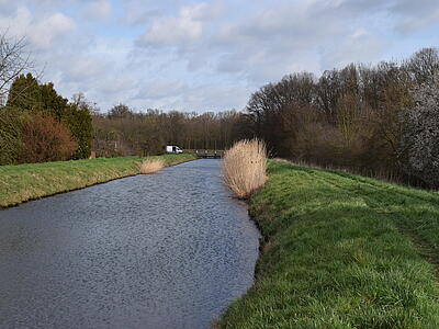 Die Entlastung führt zum Mittellandkanal.